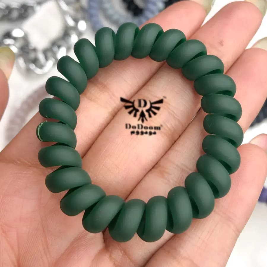 کش سیم تلفنی رنگ تیره K63 — تصویر ۶