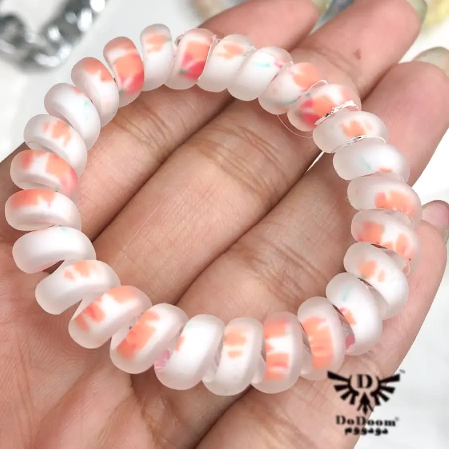 کش مو سیم تلفنی رنگی مات K62 — تصویر ۹