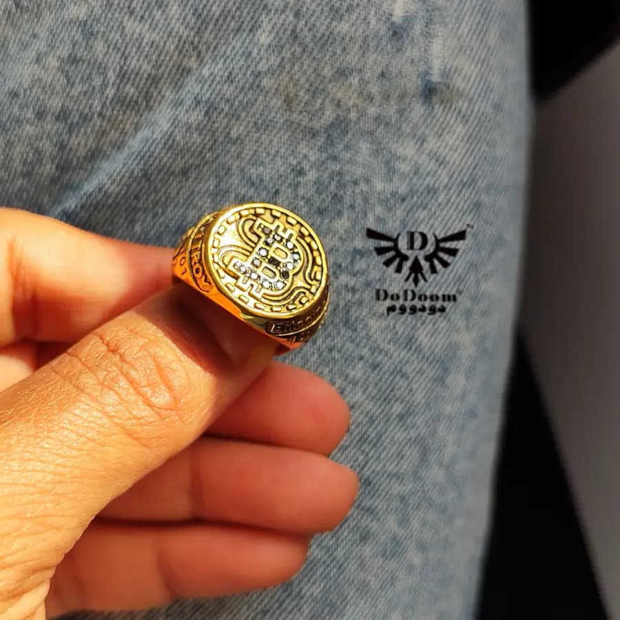 انگشتر مدل بیت کوین R27 — تصویر ۲