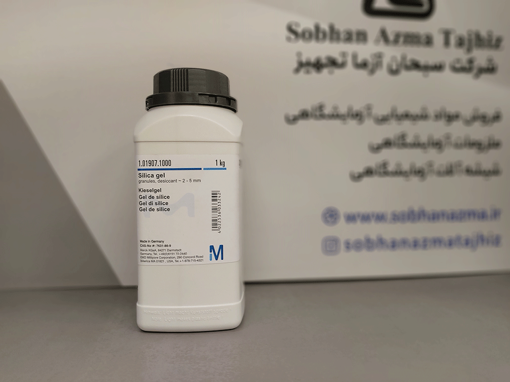سیلیکاژل گرانول 2-5 میلی متر برند مرک آلمان کد 101907 — تصویر ۴