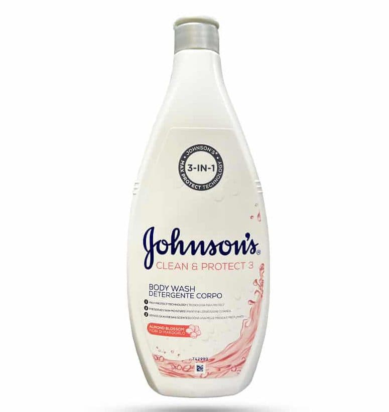 شامپو بدن Clean & protect جانسون حاوی شکوفه بادام 750 میل