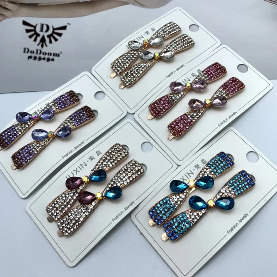 گیره مو نگینی ربان G199 — تصویر ۲