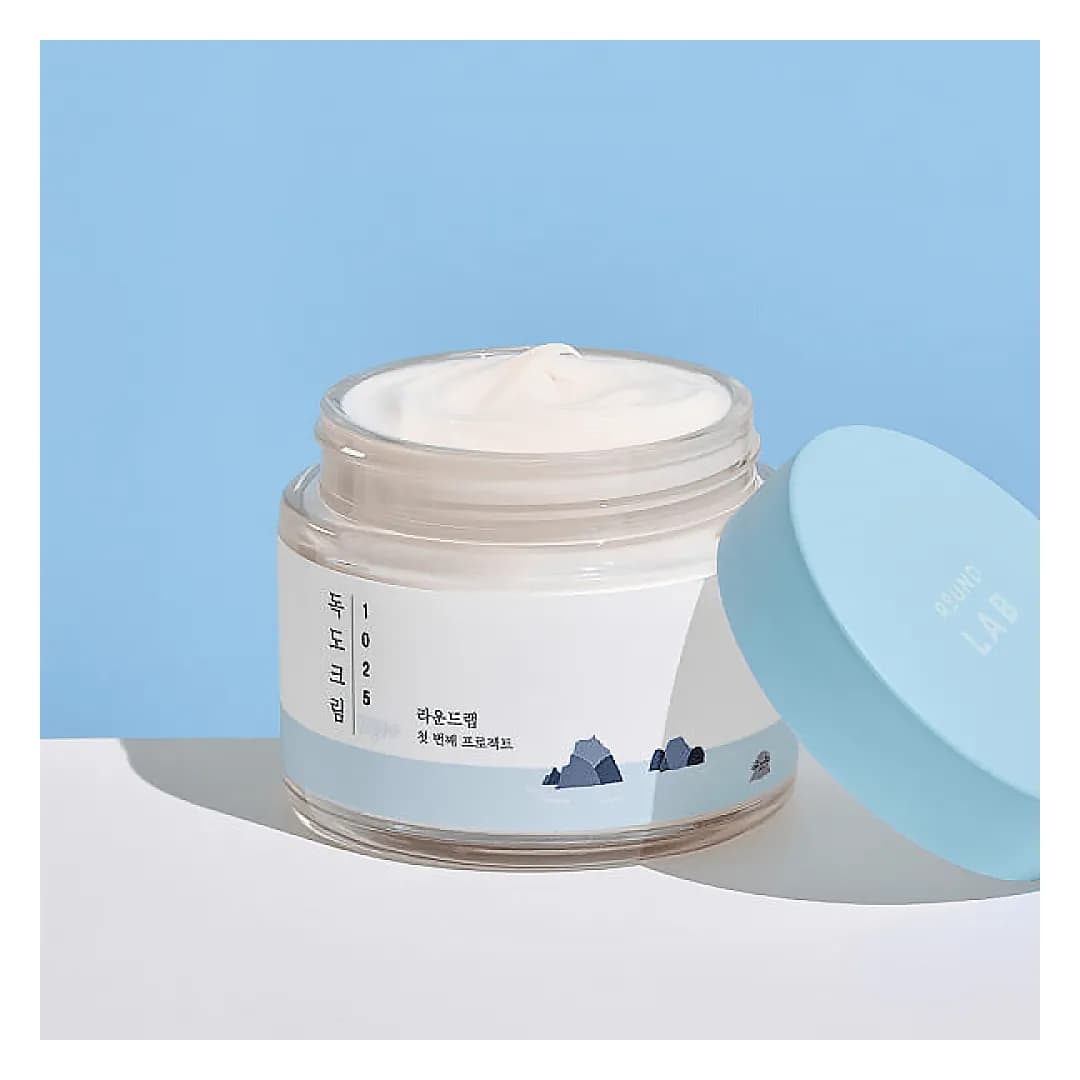 کرم مرطوب کننده و تسکین دهنده راند لب مدل ROUND LAB 1025 DOKDO LIGHT CREAM — تصویر ۳
