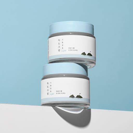 کرم مرطوب کننده و تسکین دهنده راند لب مدل ROUND LAB 1025 DOKDO LIGHT CREAM — تصویر ۴