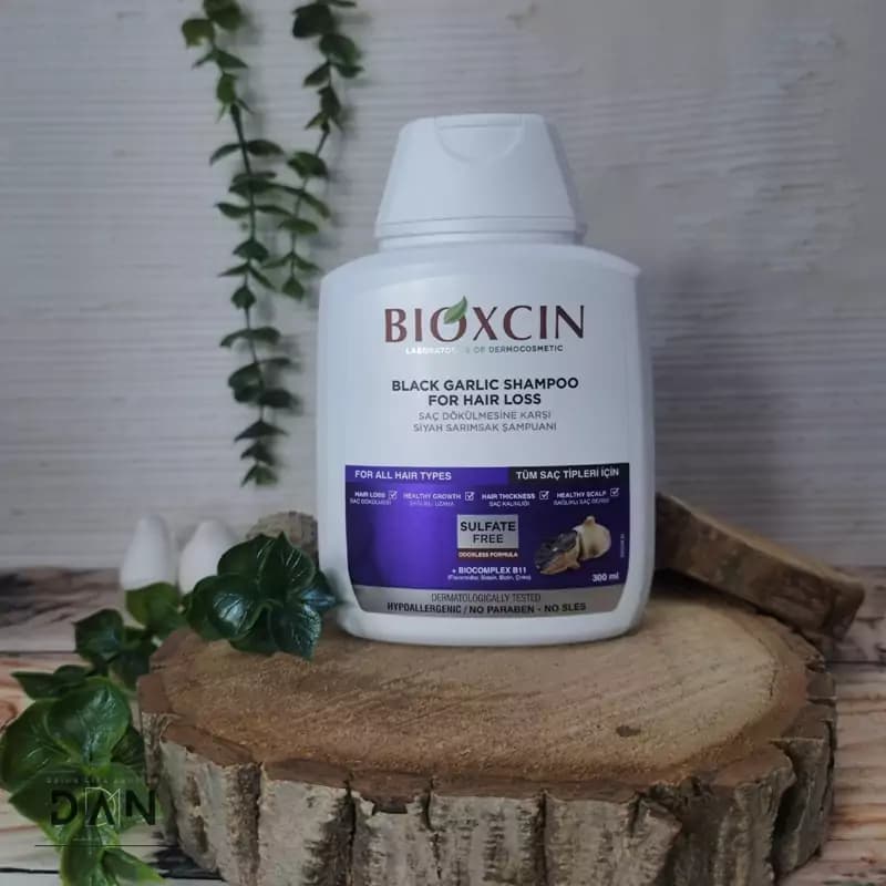شامپو فاقد سولفات ضدریزش و تقویت کننده سیر سیاه بیوکسین Bioxcin (اورجینال) — تصویر ۵