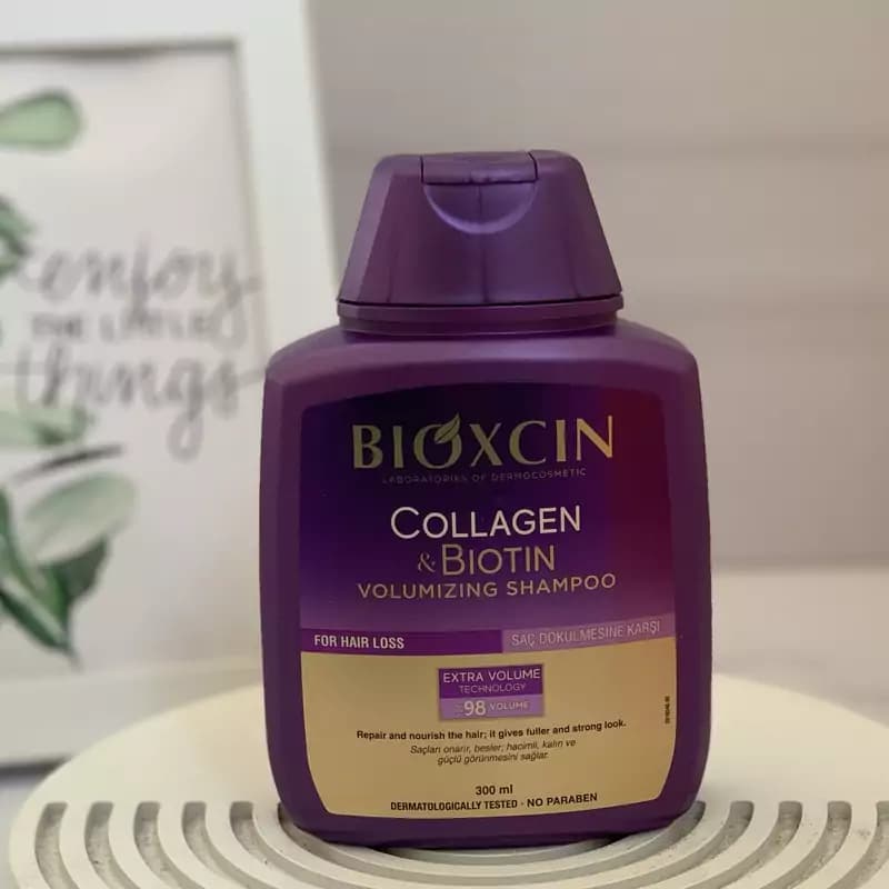 شامپو ضد ریزش بیوکسین حاوی کلاژن و بیوتین Bioxcin (اورجینال) — تصویر ۳