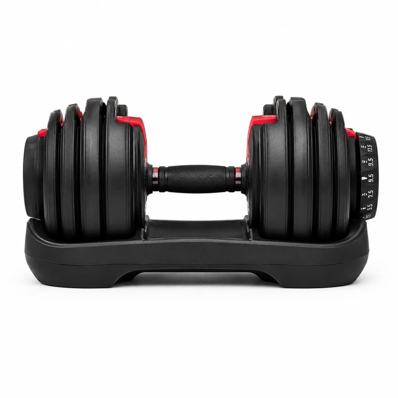 دمبل متغیر بدنسازی U-One fitness وزن 2.5 تا 24 کیلوگرم بسته دو عددی — تصویر ۳