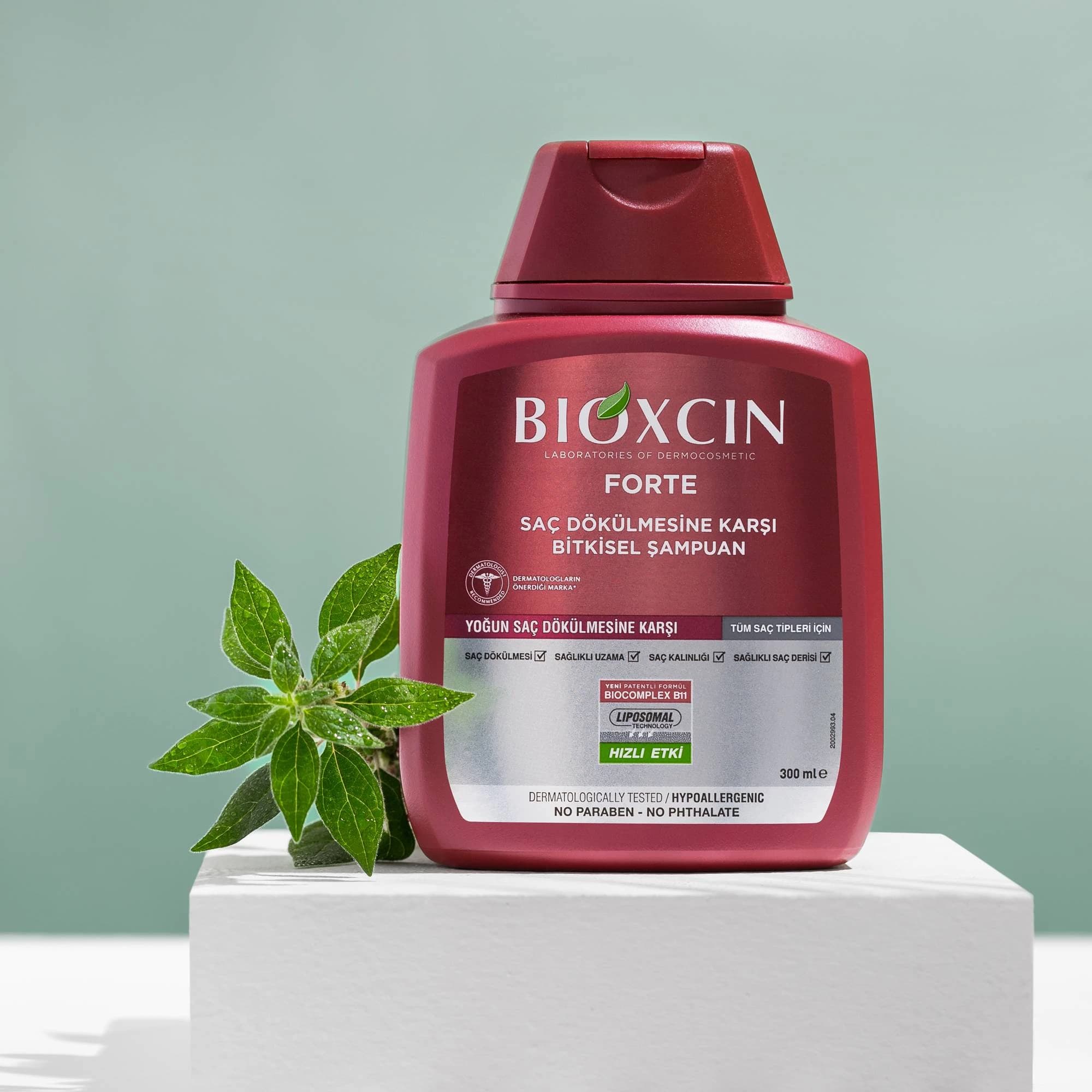 شامپو ضد ریزش گیاهی مدل فورت بیوکسین Bioxcin (اورجینال) — تصویر ۴