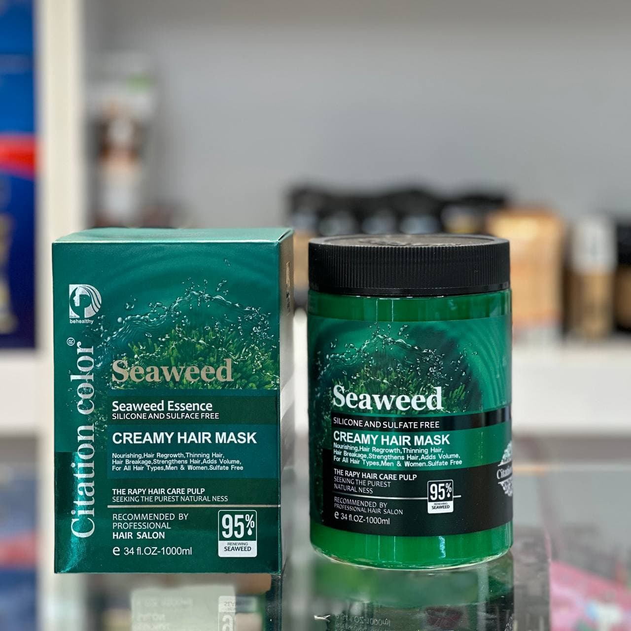 ماسک مو جلبک دریایی بدون سلیکون و سولفات SEAWEED (اورجینال) — تصویر ۱۱
