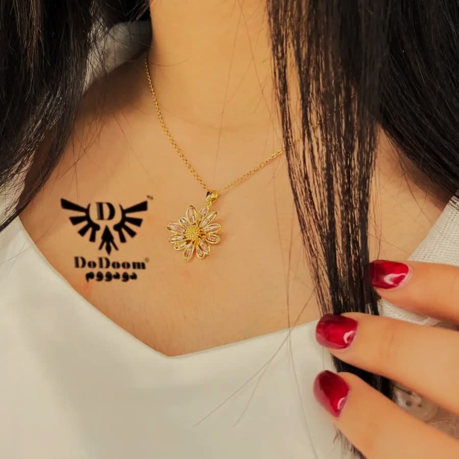 گردنبند گل بابونه GD35