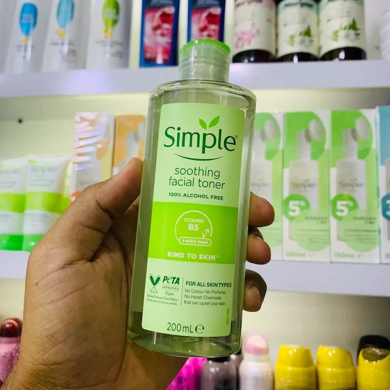 تونر آرامش بخش صورت سیمپل مدل Soothing Facial Toner(اورجینال) — تصویر ۶