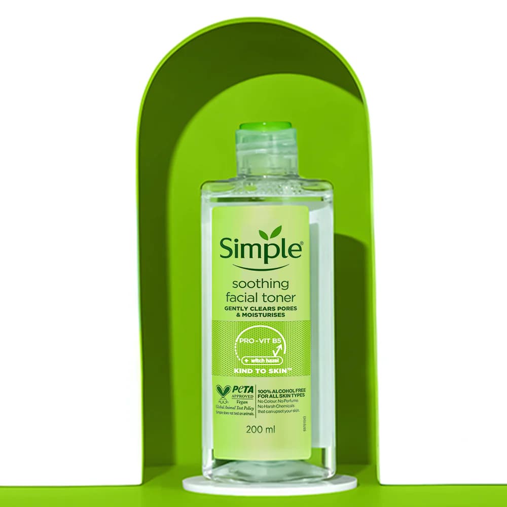 تونر آرامش بخش صورت سیمپل مدل Soothing Facial Toner(اورجینال) — تصویر ۱۲