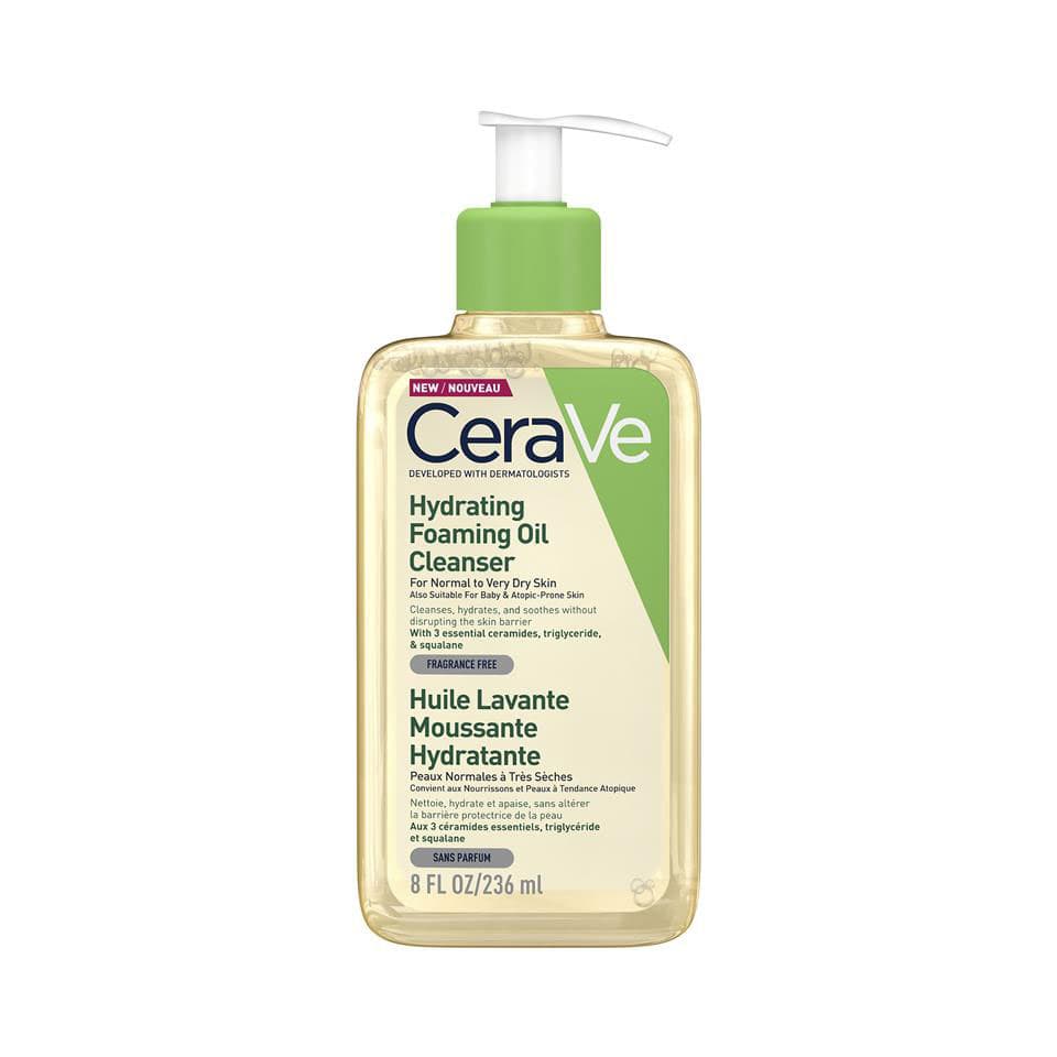 فوم شستشوی روغنی سراوی Cerave حاوی آبرسان پوست خشک و خیلی خشک