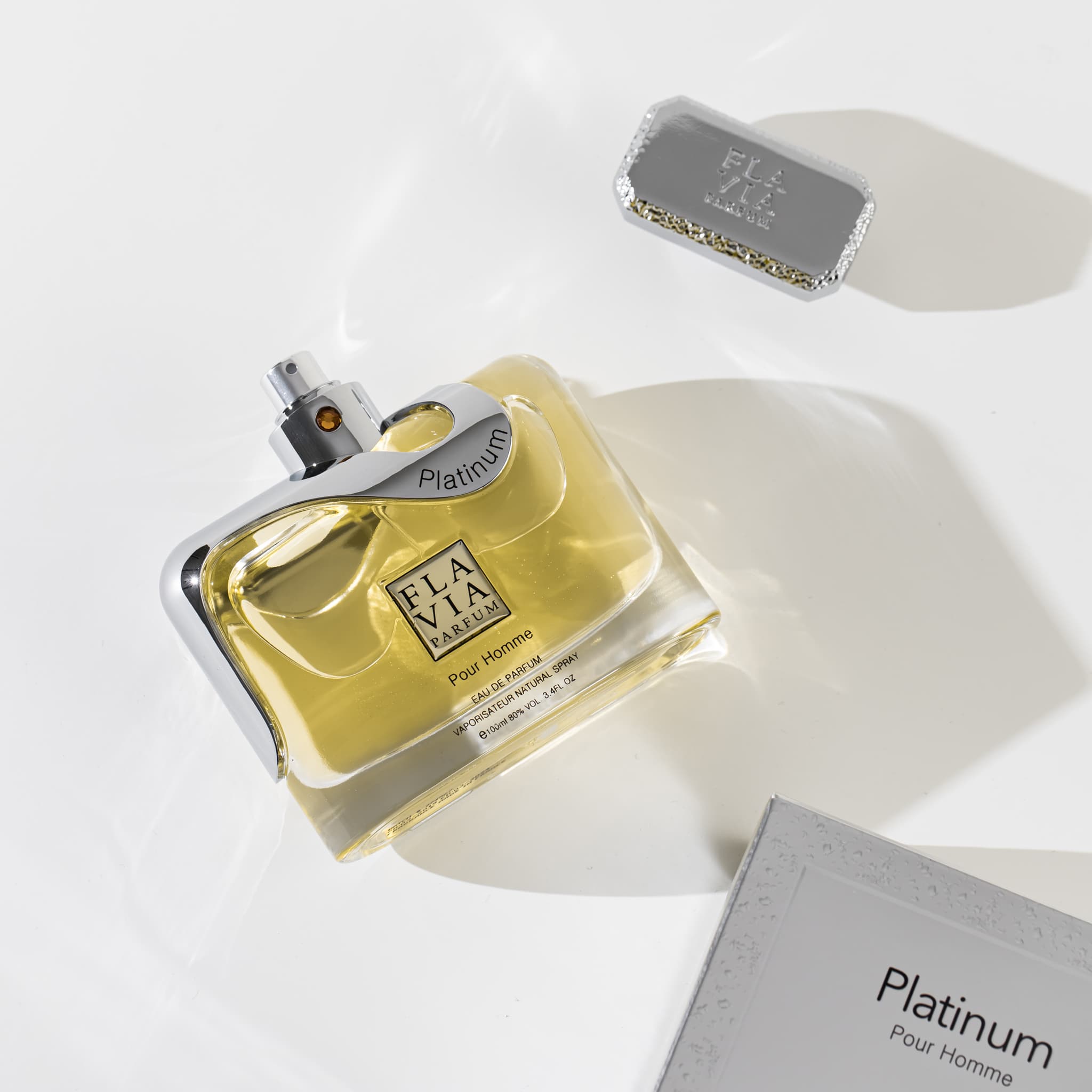 ادکلن مردانه فلاویا پلاتینیوم پور هوم -Flavia platinum pour homme — تصویر ۴
