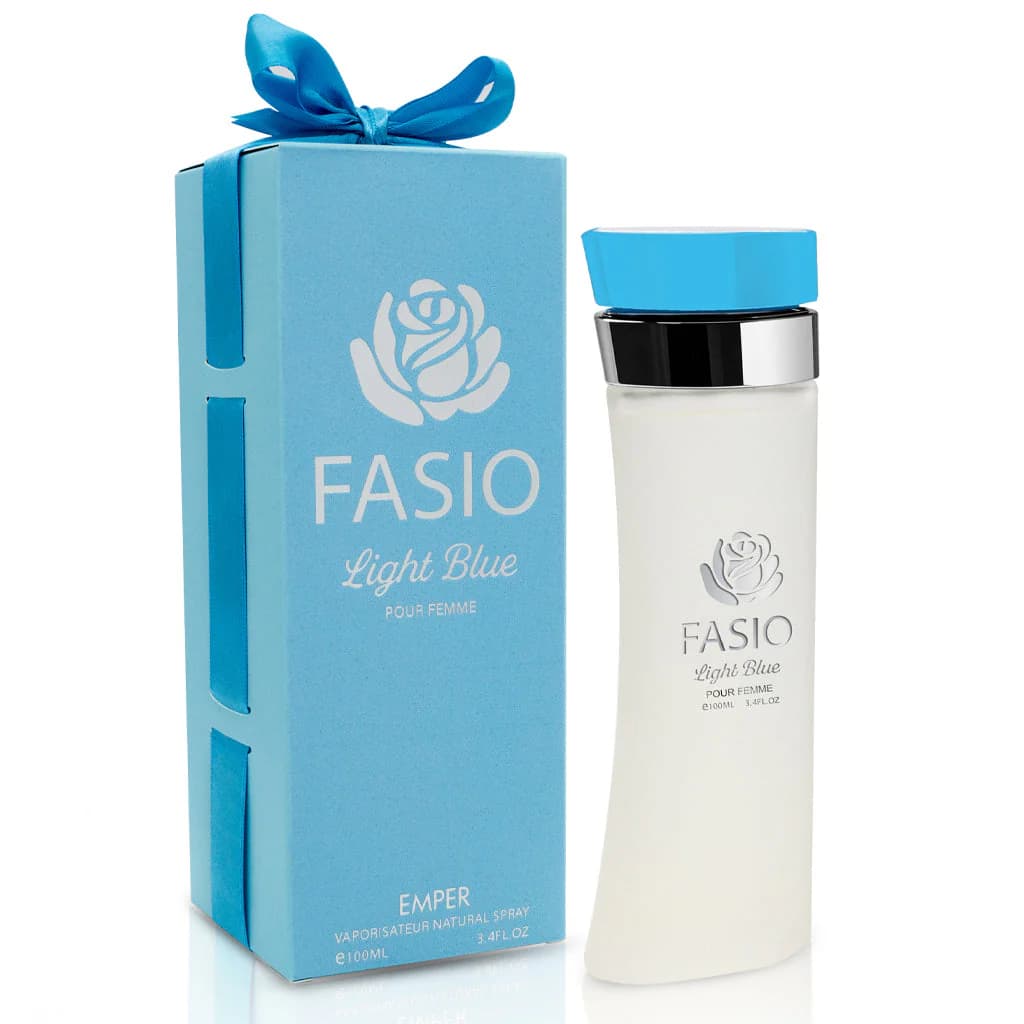 عطر ادکلن امپر فاسیو آبی Emper Fasio Blue زنانه ( اورجینال) — تصویر ۲