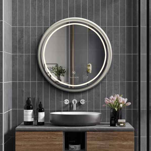 آینه بک لایت چراغ‌دار فریماه