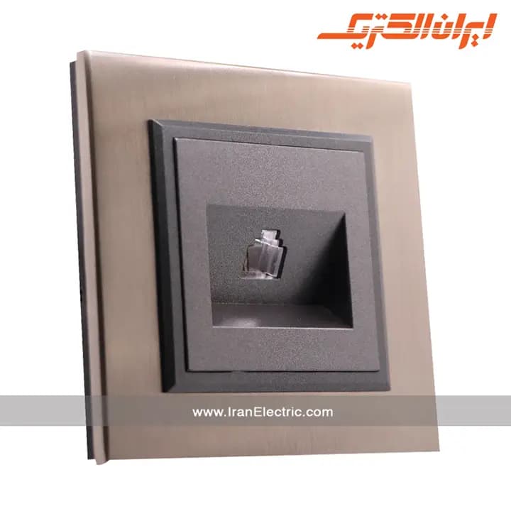 سوکت تلفن برلیان متال سیلور