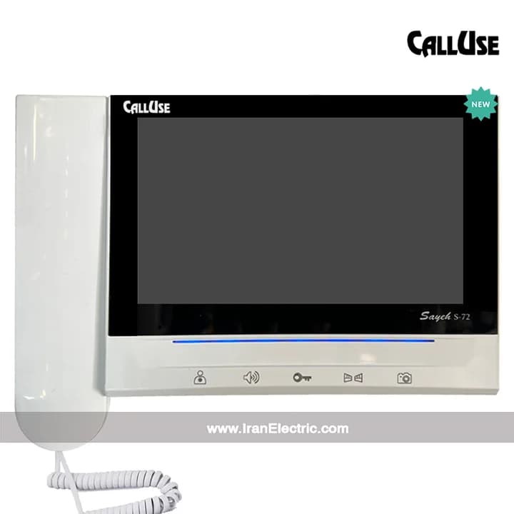 مانیتور آیفون تصویری کالیوز 7 اینچ مدل سایه S73 — تصویر ۲