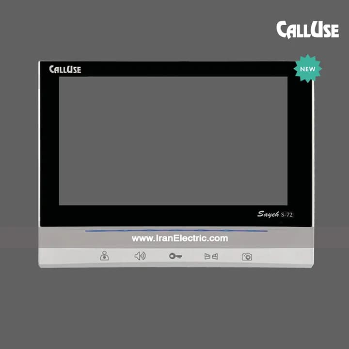 مانیتور آیفون تصویری کالیوز 7 اینچ مدل سایه S73 — تصویر ۳