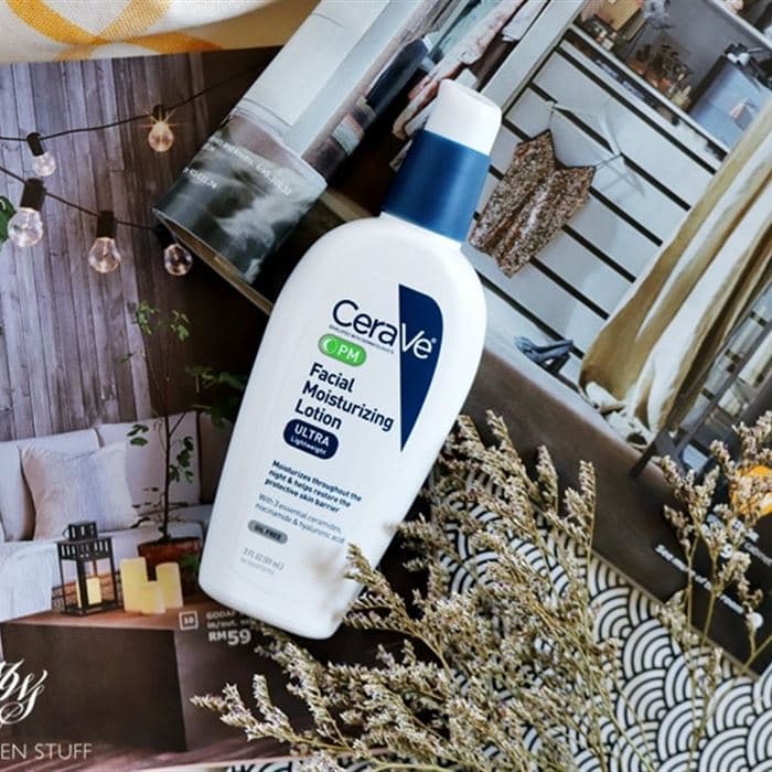 لوسیون مرطوب کننده شب سراوی حجم 89 میلی لیتر CeraVe PM — تصویر ۵