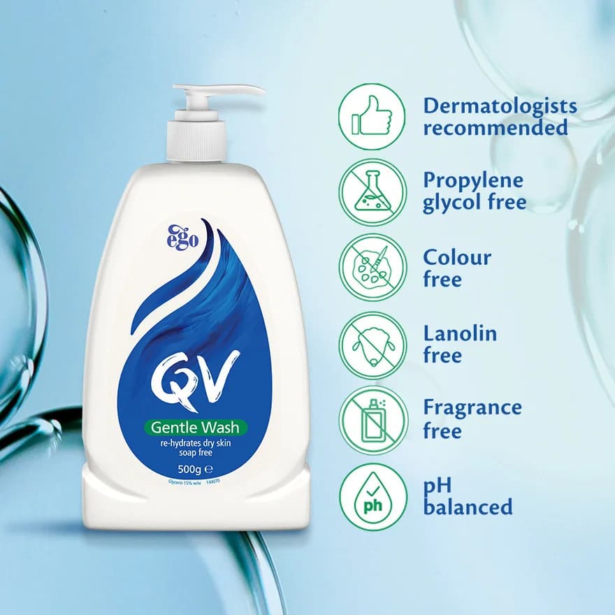 شوینده پوست خشک و حساس کیووی Gentle Wash — تصویر ۳