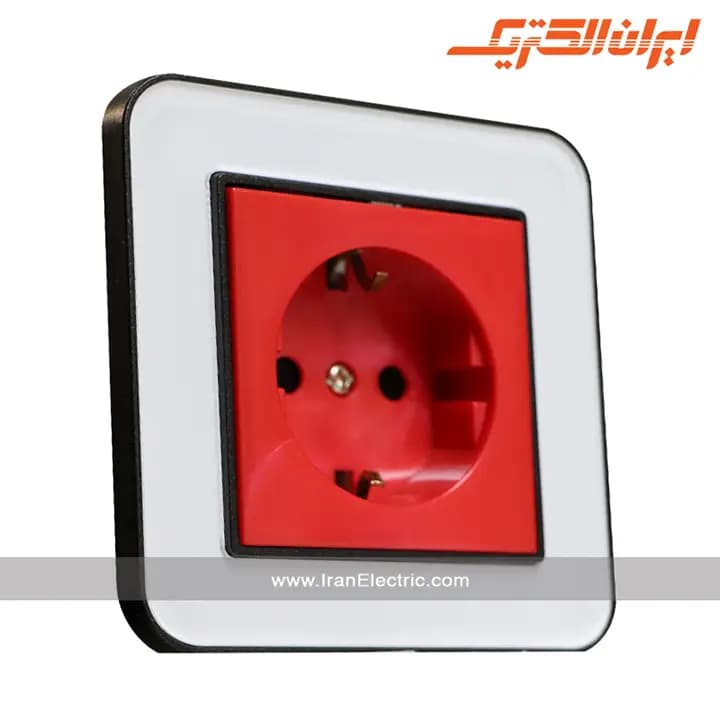 پریز برق UPS ارس مشکی زه سفید میان سفید