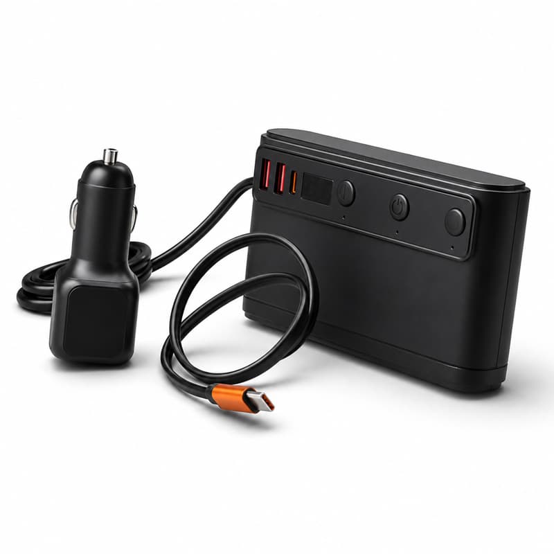 شارژر فندکی خودرو مدل Multi-Port-C35-L — تصویر ۴