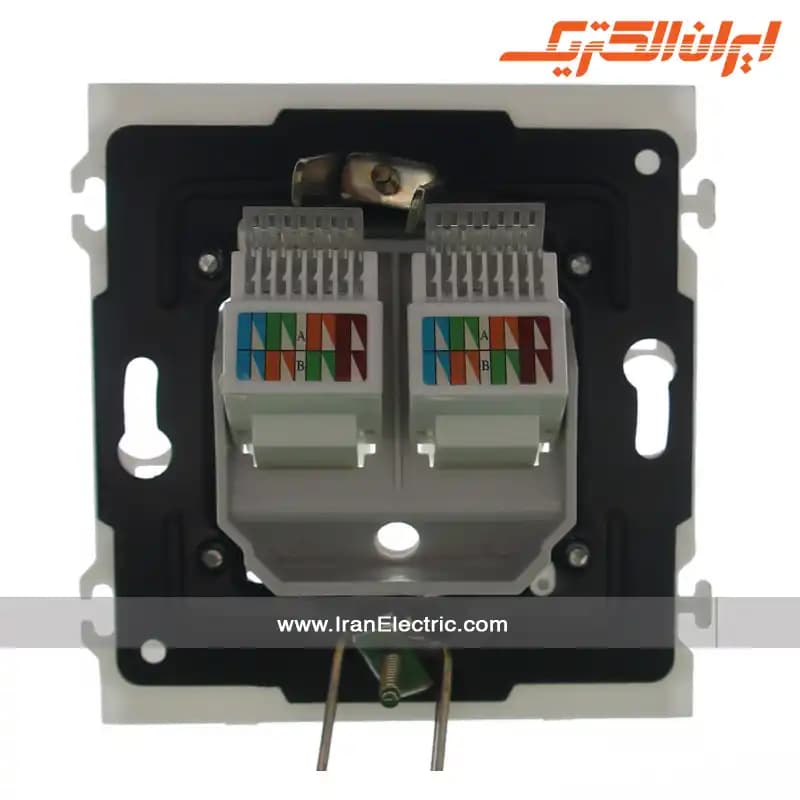 سوکت شبکه کامپیوتر اسپادانا سفید زه طلایی — تصویر ۱۰