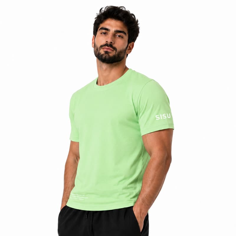 تیشرت اسپرت نکسا سی سو مدل CN-Sisu-26045 سبز روشن — تصویر ۳
