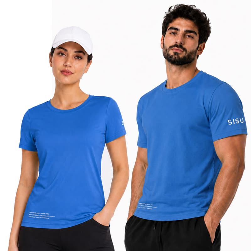 تیشرت اسپرت نکسا سی سو مدل CN-Sisu-26045 آبی — تصویر ۲