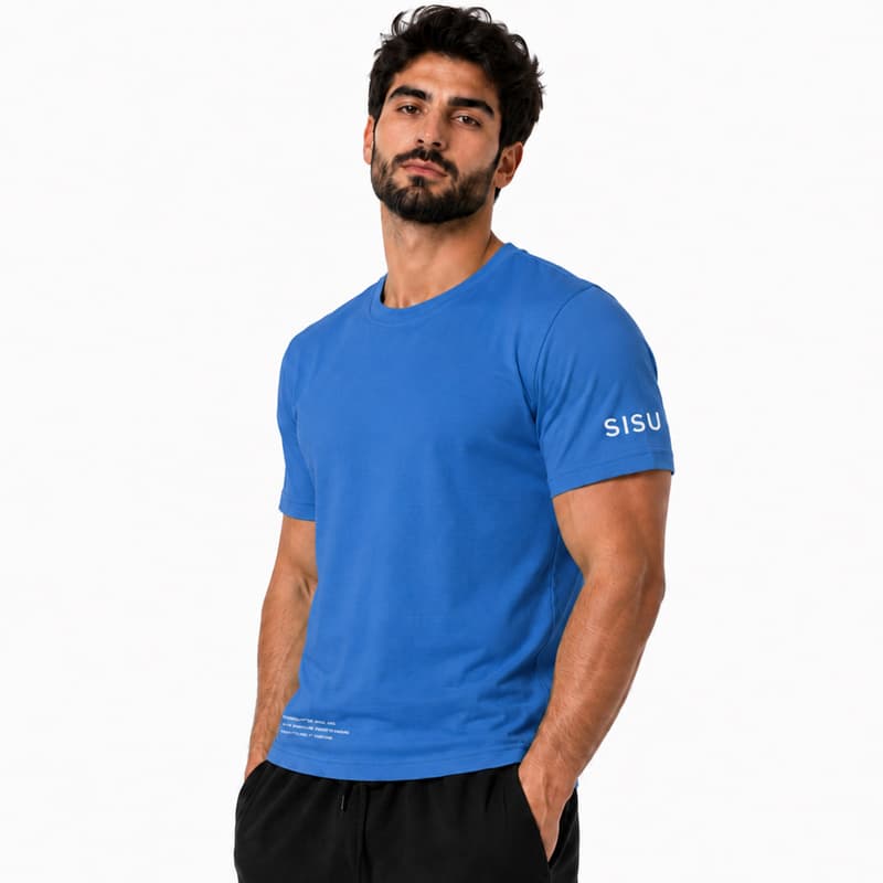 تیشرت اسپرت نکسا سی سو مدل CN-Sisu-26045 آبی — تصویر ۳