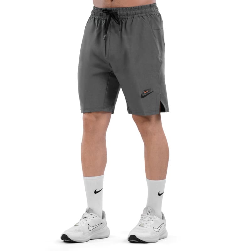 شلوارک ورزشی مردانه نایک مدل Dri Fit-9017 طوسی — تصویر ۲