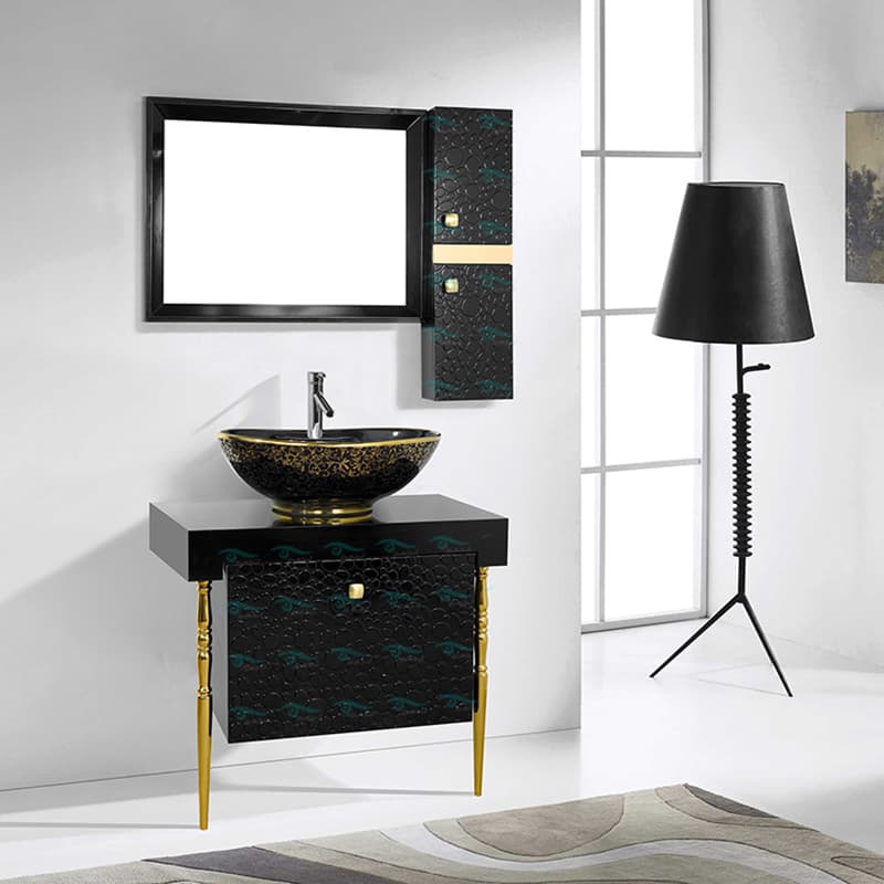 روشویی کابینتی آذین مشکی — تصویر ۳