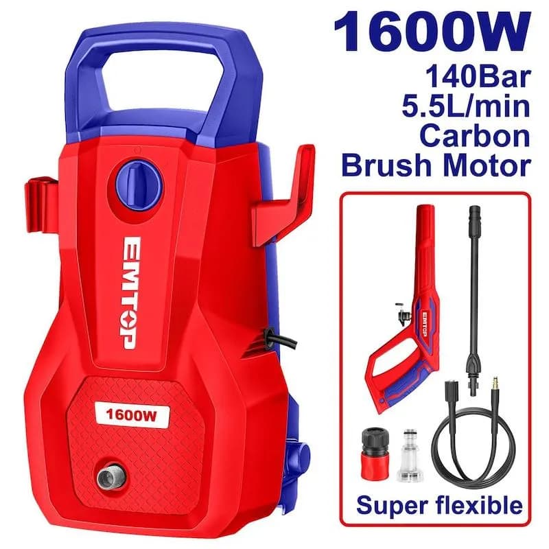 کارواش فشار قوی 140 بار امتاپ EMTOP مدل EHPW1601 — تصویر ۲