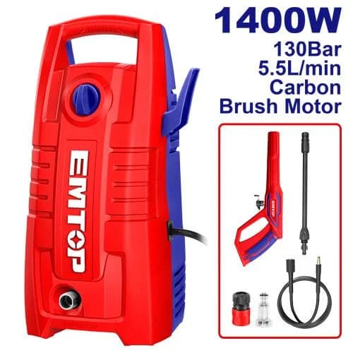 کارواش خانگی ۱۴۰۰ وات EMTOP مدل EHPW1401 — تصویر ۴