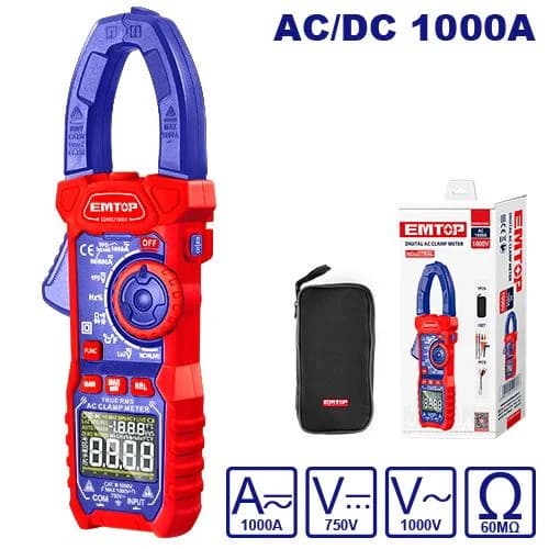 مولتی‌متر کلمپی EMTOP مدل EDMR210002 — تصویر ۴