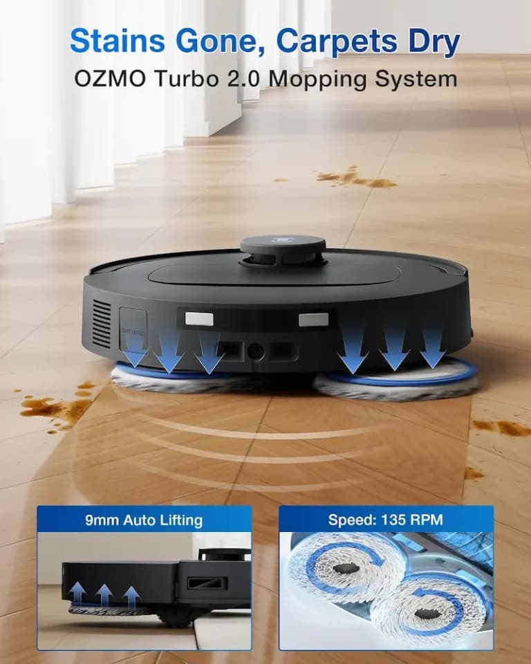 جارو رباتیک اکووکس مدل DEEBOT T30C — تصویر ۱۲