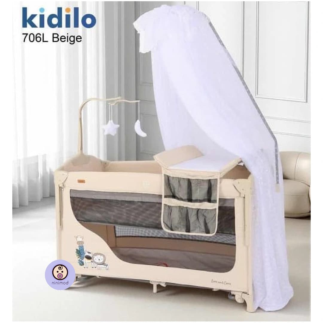 تخت و پارک بازی کیدیلو مدل Kidilo 706L — تصویر ۱۱
