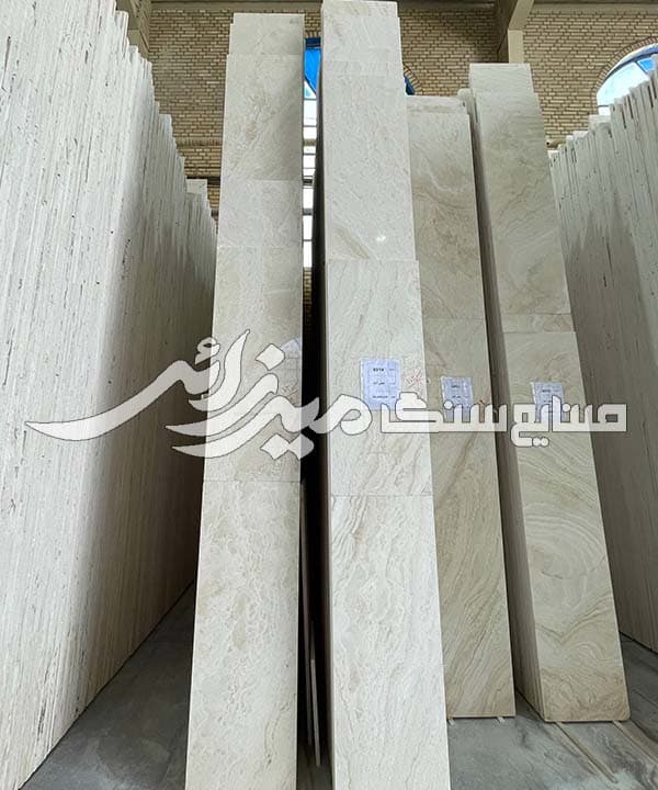سنگ تراورتن سفید عباس آباد — تصویر ۳