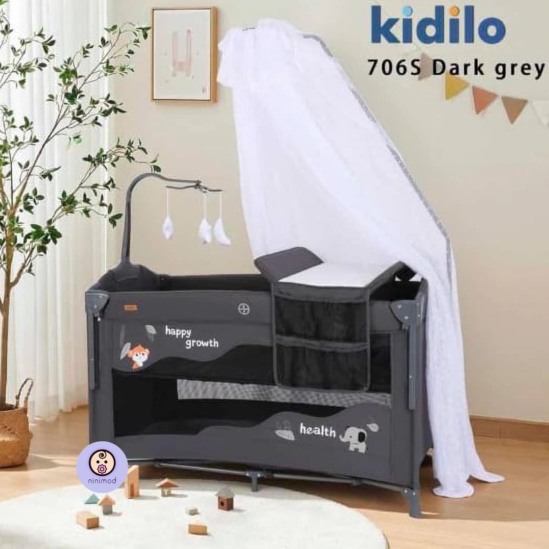 تخت و پارک بازی کیدیلو مدل Kidilo 706S — تصویر ۲