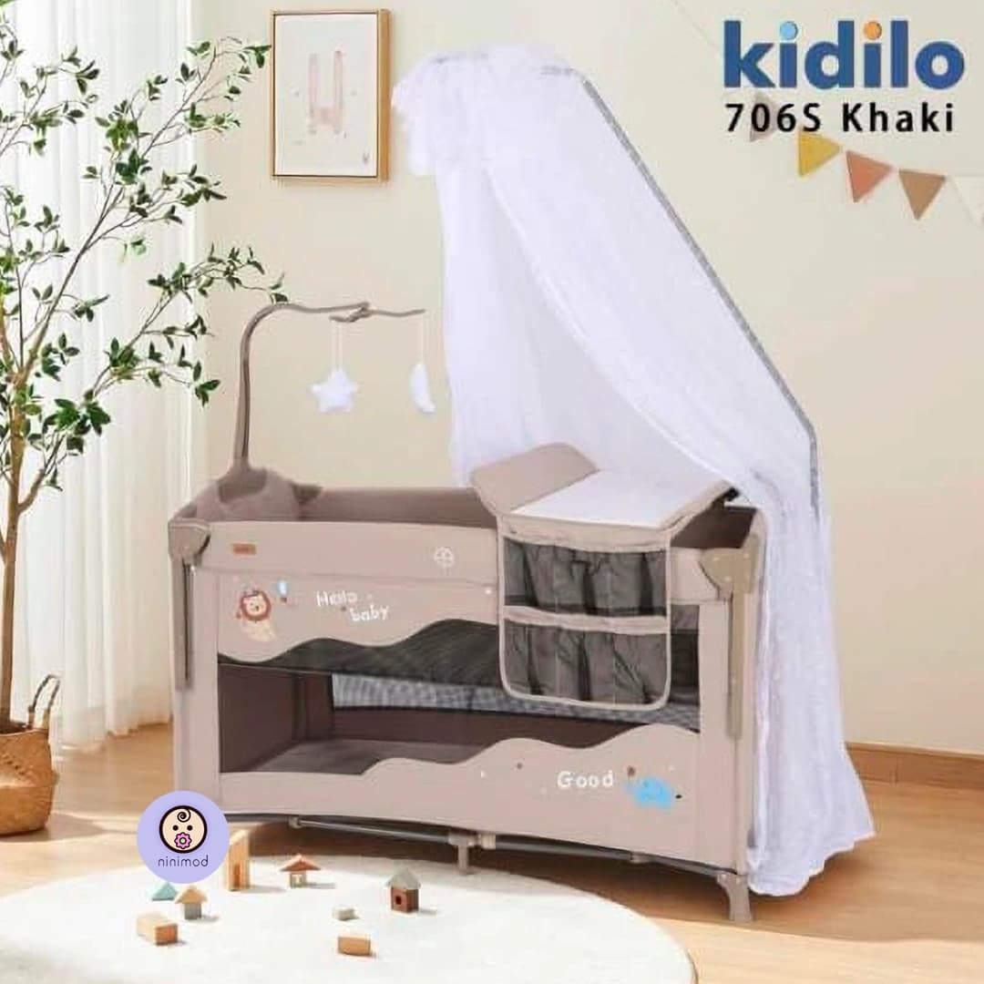 تخت و پارک بازی کیدیلو مدل Kidilo 706S — تصویر ۴