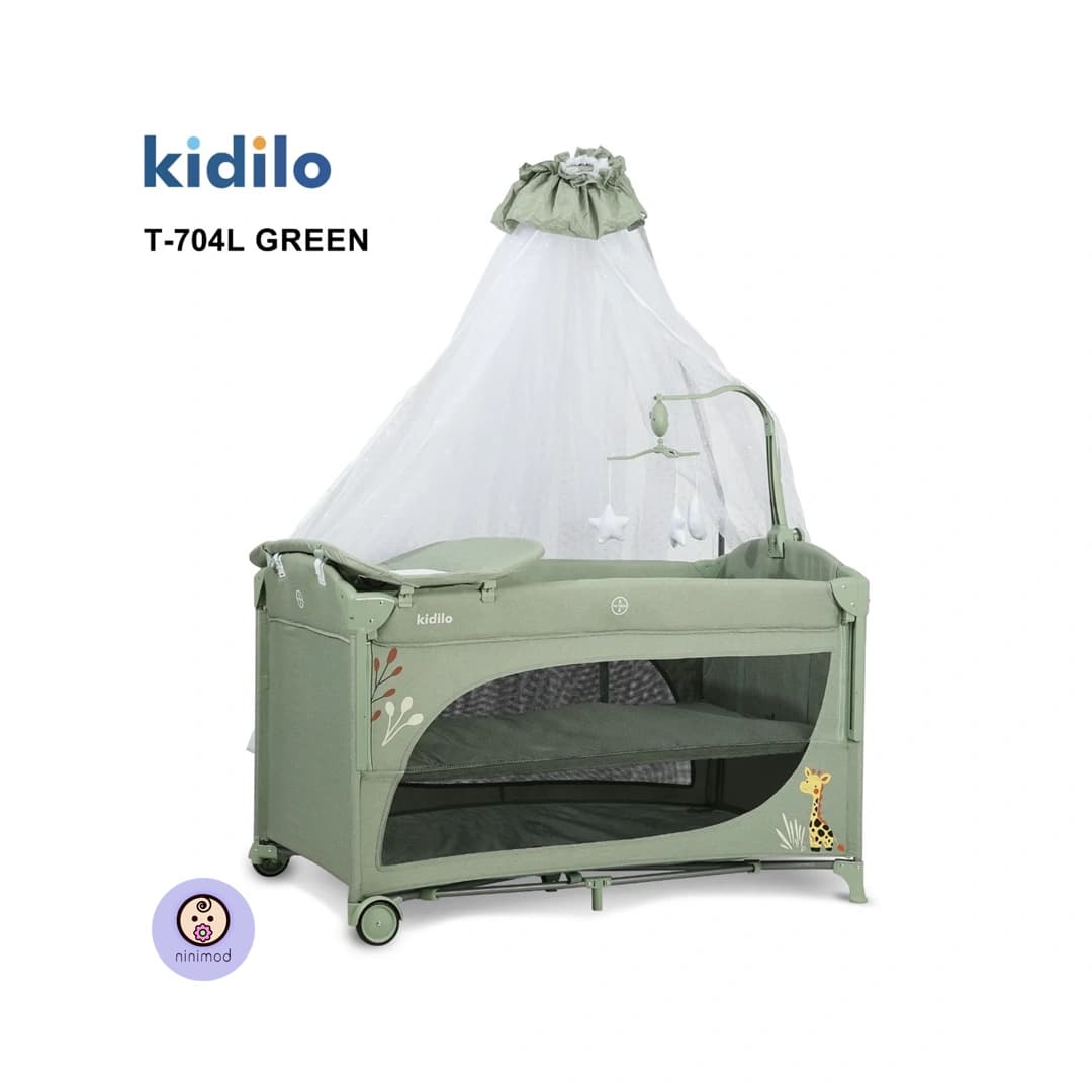 تخت و پارک بازی کیدیلو مدل Kidilo T-704L — تصویر ۲
