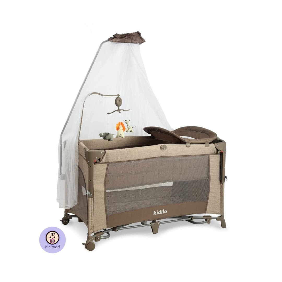 تخت و پارک بازی کودک کیدیلو مدل Kidilo UP650D — تصویر ۴