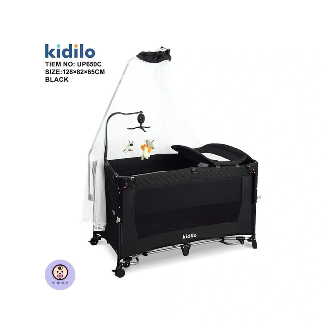 تخت و پارک بازی کودک کیدیلو مدل Kidilo UP650C — تصویر ۳