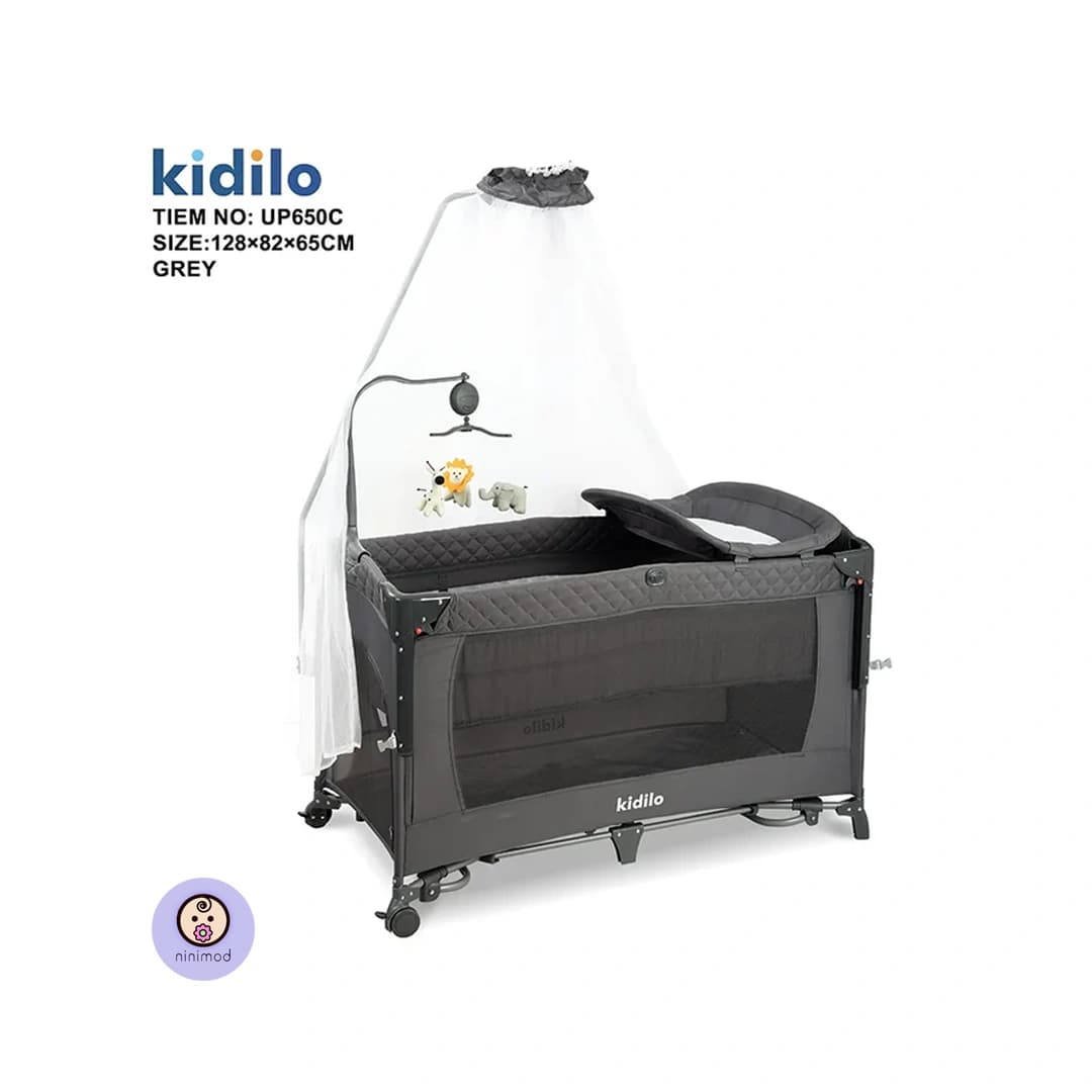 تخت و پارک بازی کودک کیدیلو مدل Kidilo UP650C — تصویر ۵