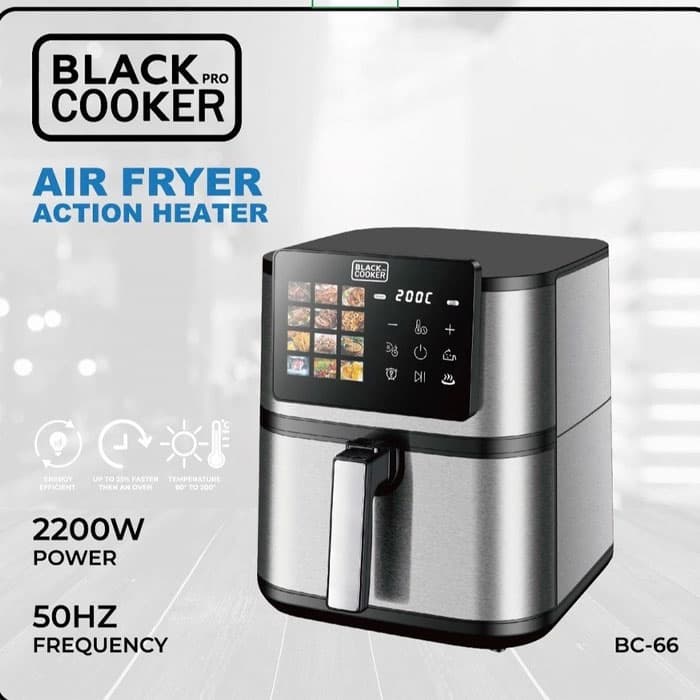 سرخ کن ۱۰ لیتری بلک کوکر مدل BC-66 PRO — تصویر ۲