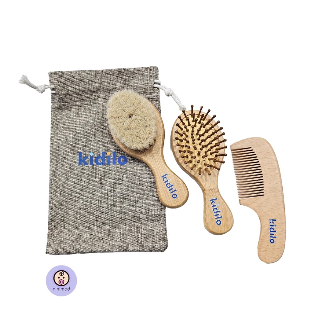 ست سه تکه شانه و برس کودک کیدیلو کد Kidilo KD-6000 — تصویر ۵