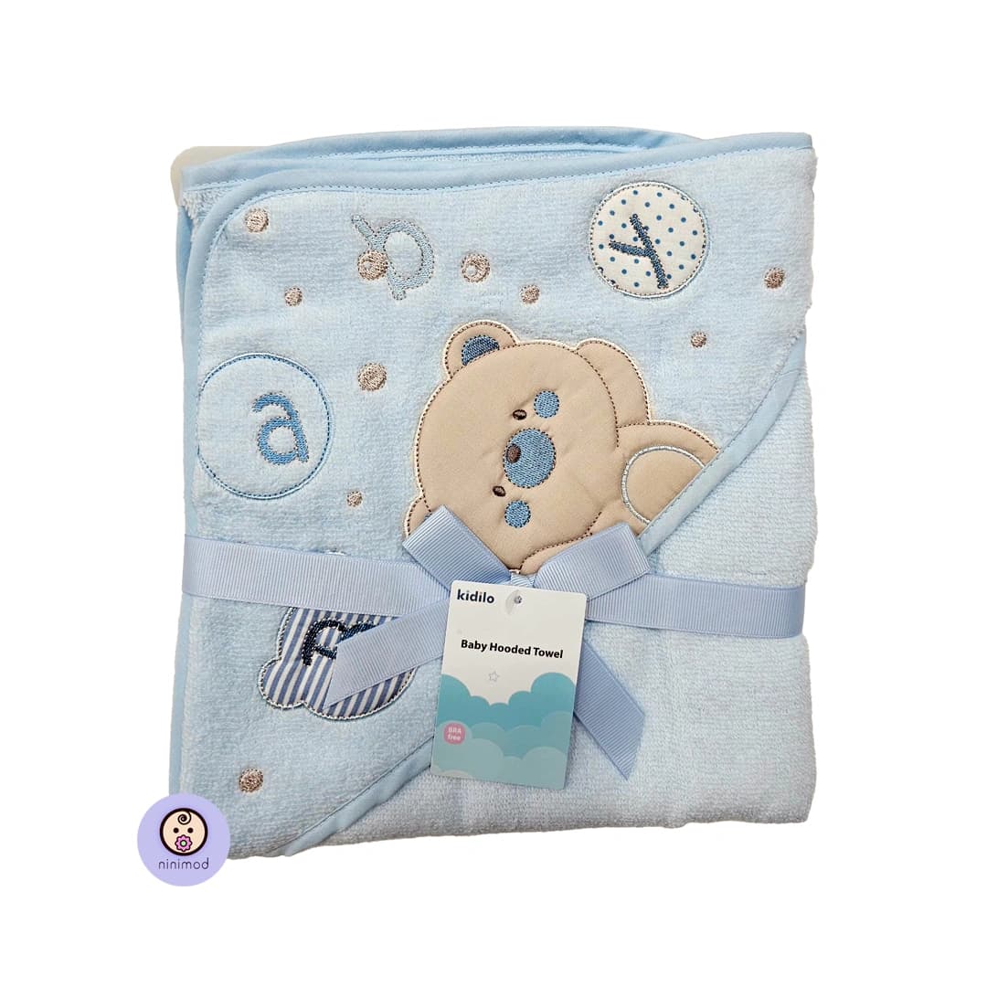 حوله نوزاد کلاه دار کیدیلو کد Kidilo KD-6002 — تصویر ۳