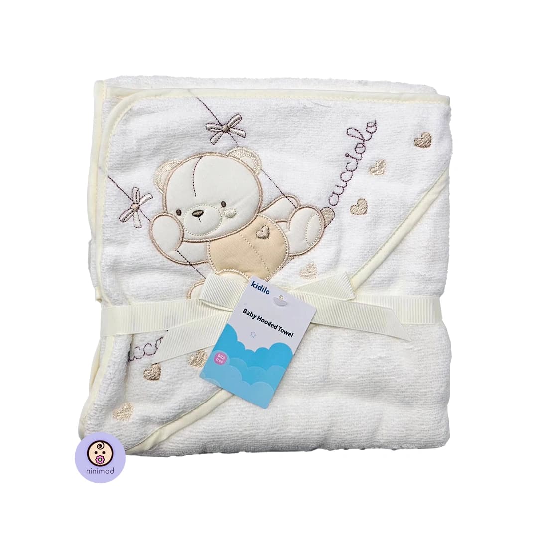 حوله نوزاد کلاه دار کیدیلو کد Kidilo KD-6002 — تصویر ۴