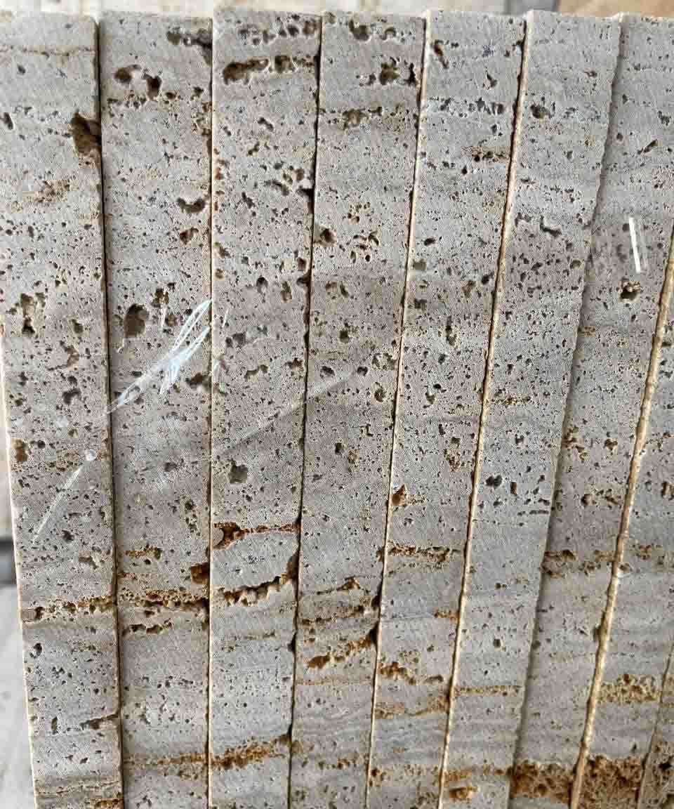 تراورتن عسلی موج دار صادراتی — تصویر ۵